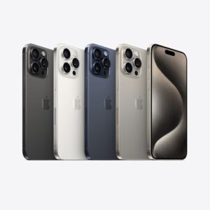The iPhone 15 Pro Max is a high-end smartphone featuring a large 6.7-inch Super Retina XDR display, advanced camera system with a 48MP main camera, powerful A17 Bionic chip, and long-lasting battery life.